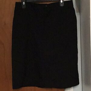 Classic Black Pencil Skirt
